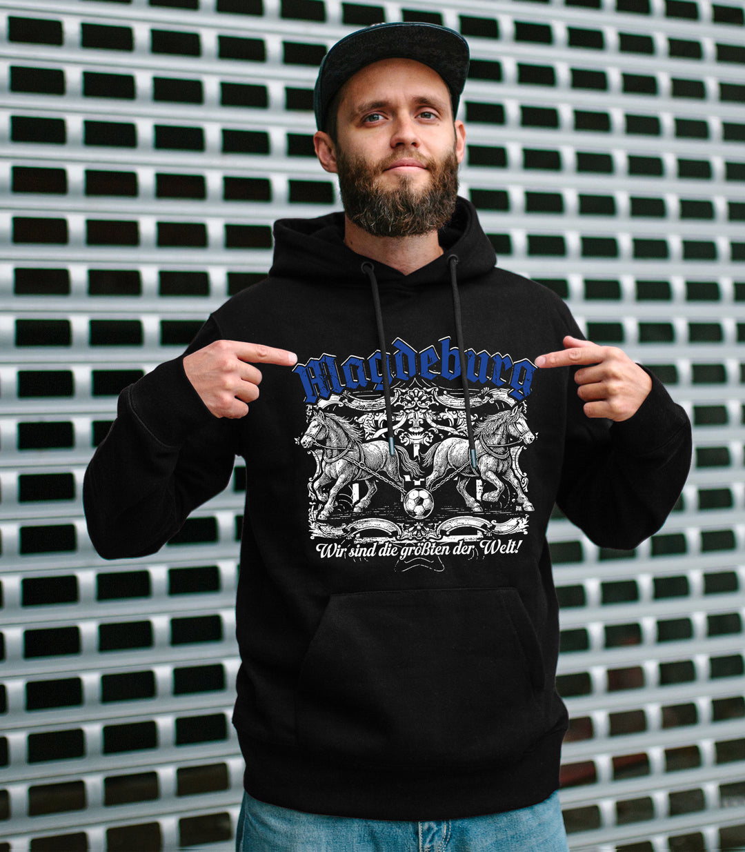Magdeburg Halbkugeln Kapuzenpullover | Ostdeutschland Heimat | M1