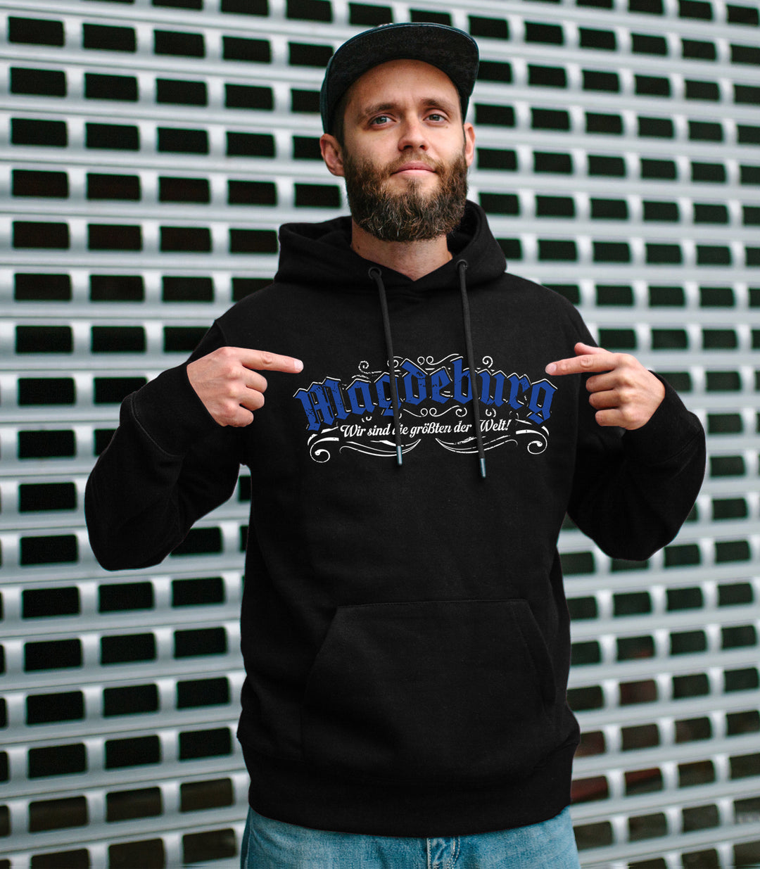 Magdeburg Halbkugeln Kapuzenpullover | Ostdeutschland Heimat | M2 FB
