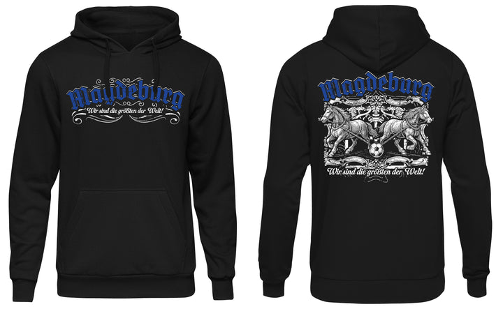 Magdeburg Halbkugeln Kapuzenpullover | Ostdeutschland Heimat | M2 FB