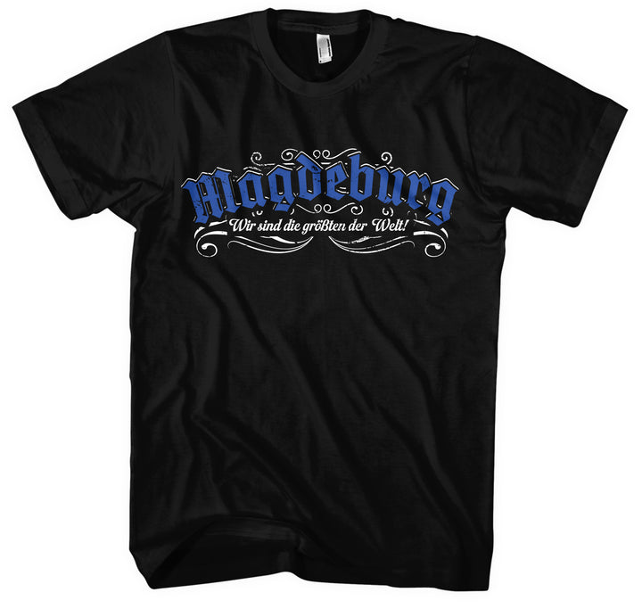 Magdeburg Halbkugeln T-Shirt | Fussball Ostdeutschland Heimat | M2 FB