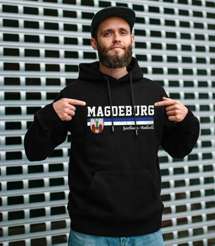 Magdeburg Heimat Kapuzenpullover | Fanartikel für Sachsen-Anhalt | M1-M2