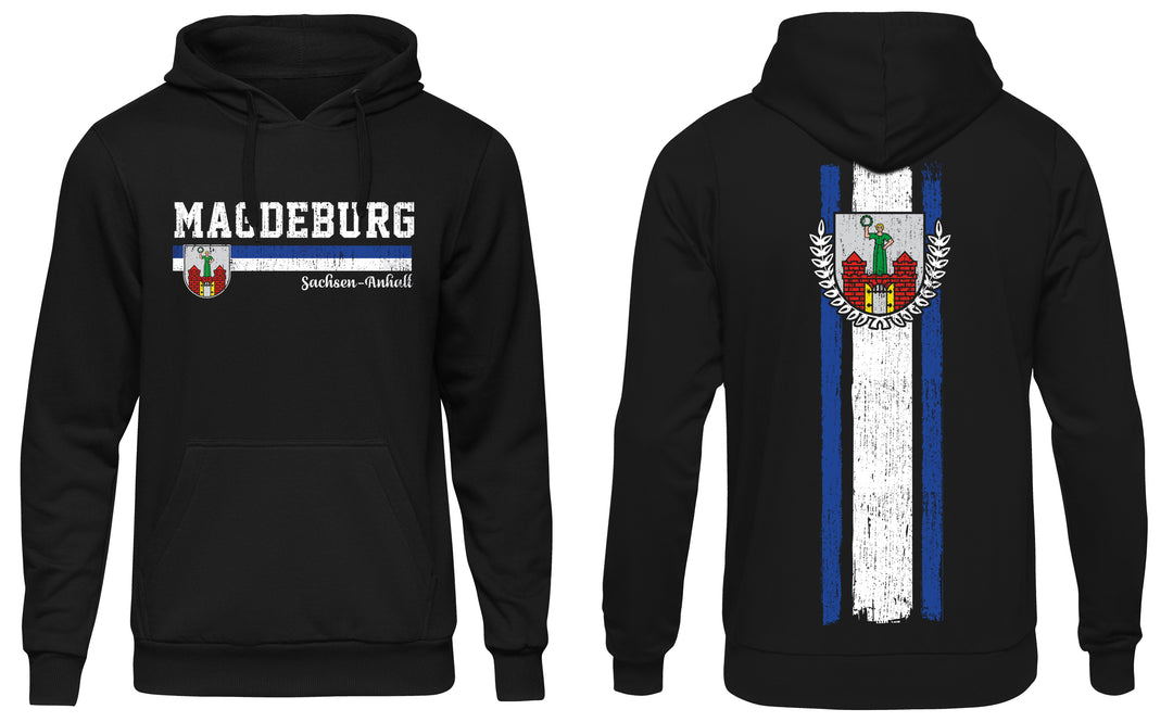 Magdeburg Heimat Kapuzenpullover | Fanartikel für Sachsen-Anhalt | M1-M2