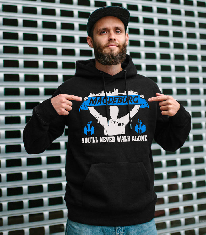Magdeburg Support Kapuzenpullover | Skyline Fussball City Fanartikel