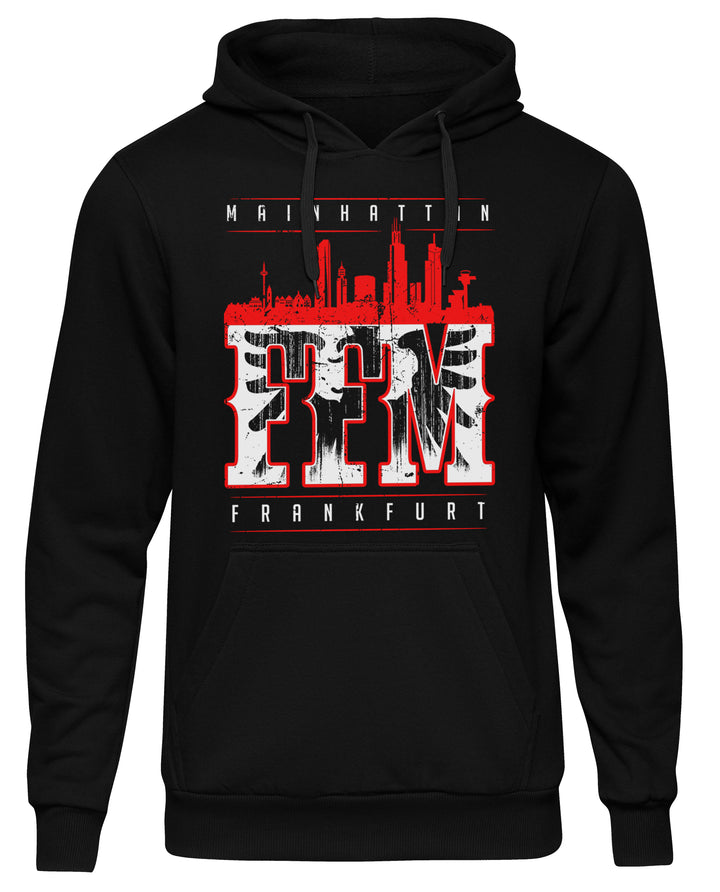 Mainhatten Kapuzenpullover | Frankfurt FFM Skyline | M1
