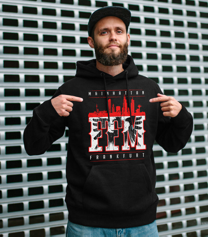 Mainhatten Kapuzenpullover | Frankfurt FFM Skyline | M1