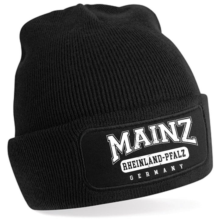 College City Mainz Mütze | Rhein-Main Wintermütze | Patch Beanie