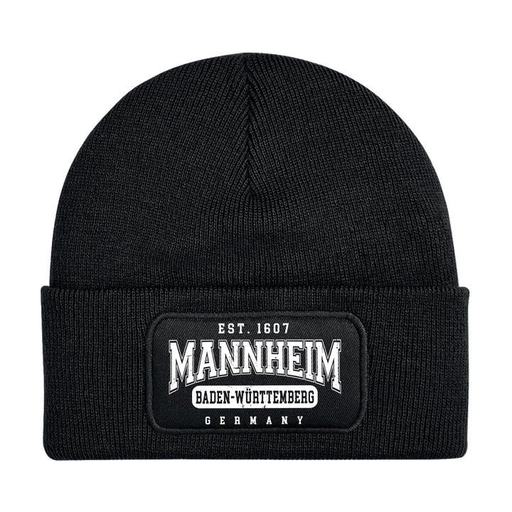 College City Mannheim Mütze | Kurpfalz Wintermütze | Patch Beanie