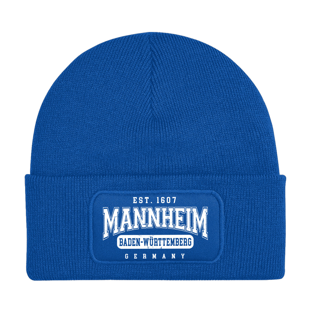 College City Mannheim Mütze | Kurpfalz Wintermütze | Patch Beanie