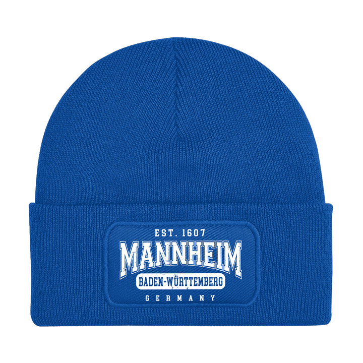 College City Mannheim Mütze | Kurpfalz Wintermütze | Patch Beanie