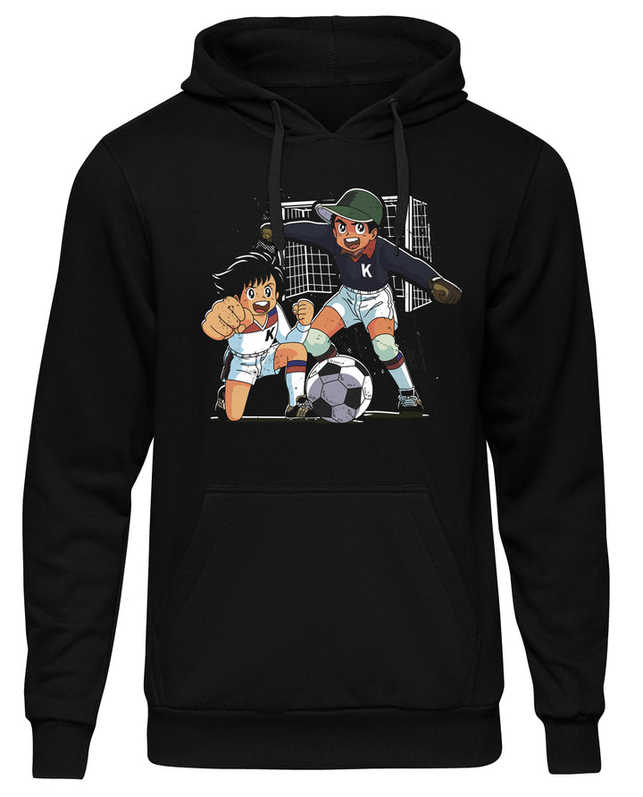 Mario & Gregor Kapuzenpullover | Kickers Fussball Comic 90er Kult