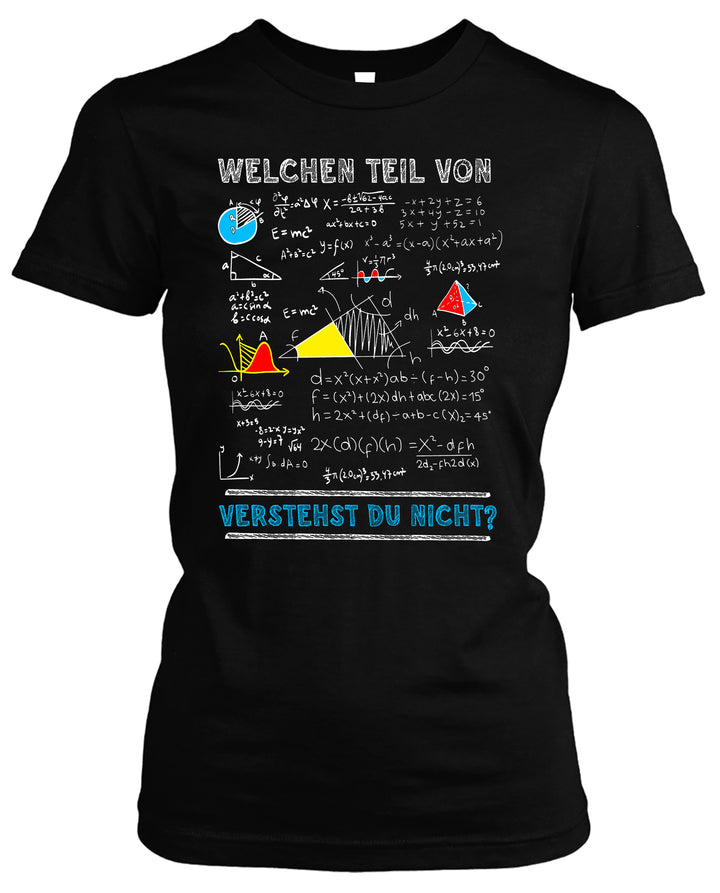 Mathematiker Damen T-Shirt | Nerd Shirt für Mathe Lehrerinnen & Genies | M1