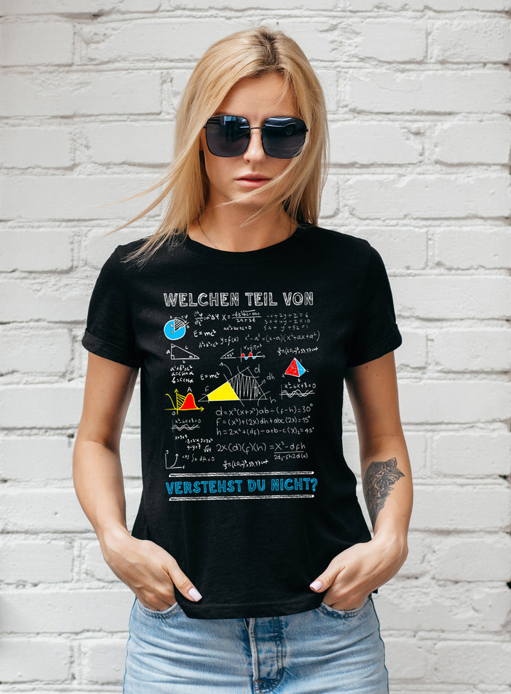 Mathematiker Damen T-Shirt | Nerd Shirt für Mathe Lehrerinnen & Genies | M1