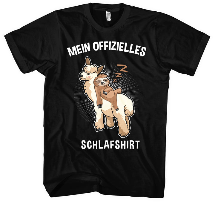 Offizielles Schlafshirt T-Shirt | Chillen Kaffee Homeoffice Büro | M1