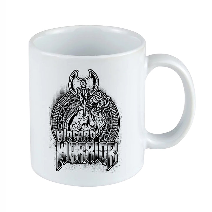 Midgard Warrior Tasse | Wikinger Kaffeetasse Odin Ragnar Kaffeebecher Vikings Berserker