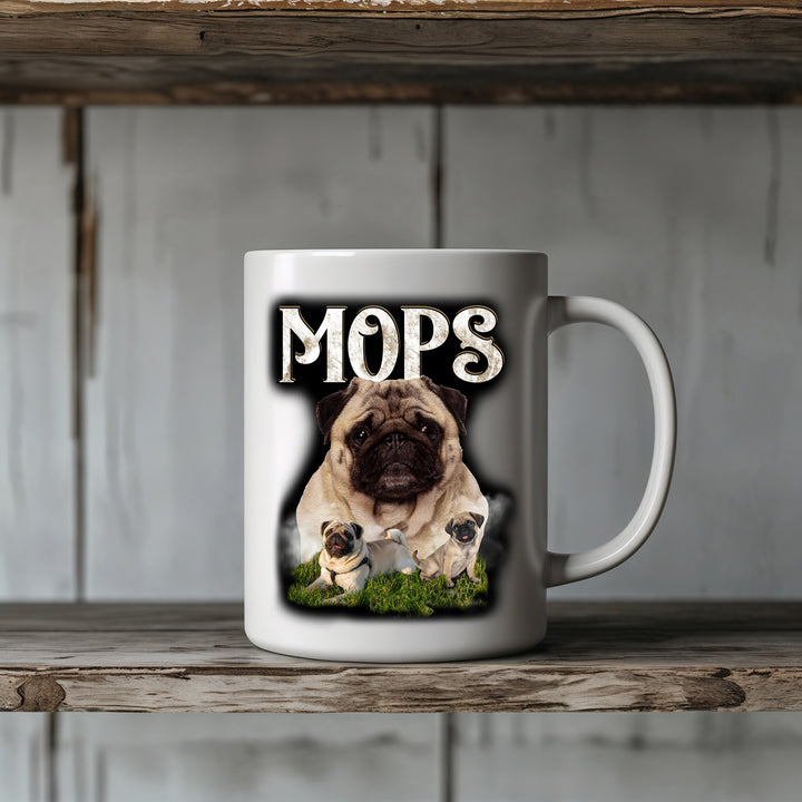 Mops Tasse | Kaffeetasse Kaffeebecher Hunde Hundetasse Hundefreunde