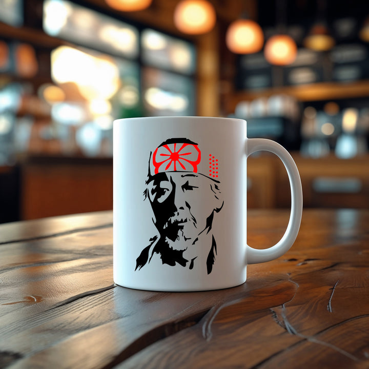 Mr. Miyagi Tasse | 80er Kaffeetasse Cobra Kai Kaffeebecher Karate Tiger MMA | M1