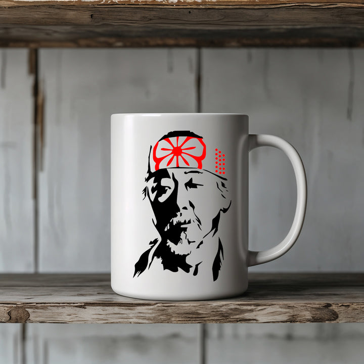 Mr. Miyagi Tasse | 80er Kaffeetasse Cobra Kai Kaffeebecher Karate Tiger MMA | M1