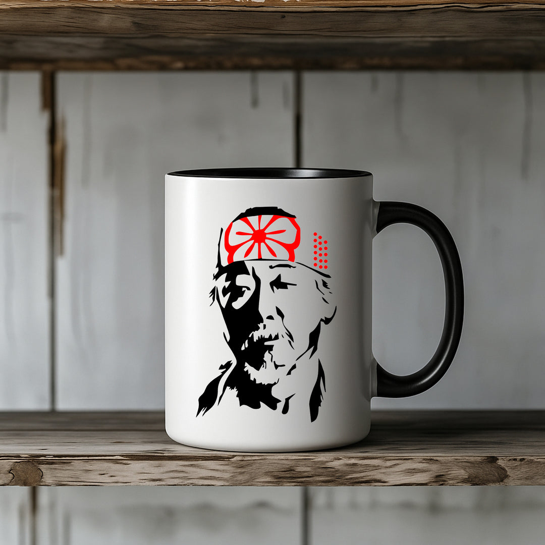 Mr. Miyagi Tasse | 80er Kaffeetasse Cobra Kai Kaffeebecher Karate Tiger MMA | M1