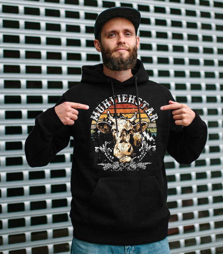 Muhviehstar Kapuzenpullover | Landwirt Traktor Bauer