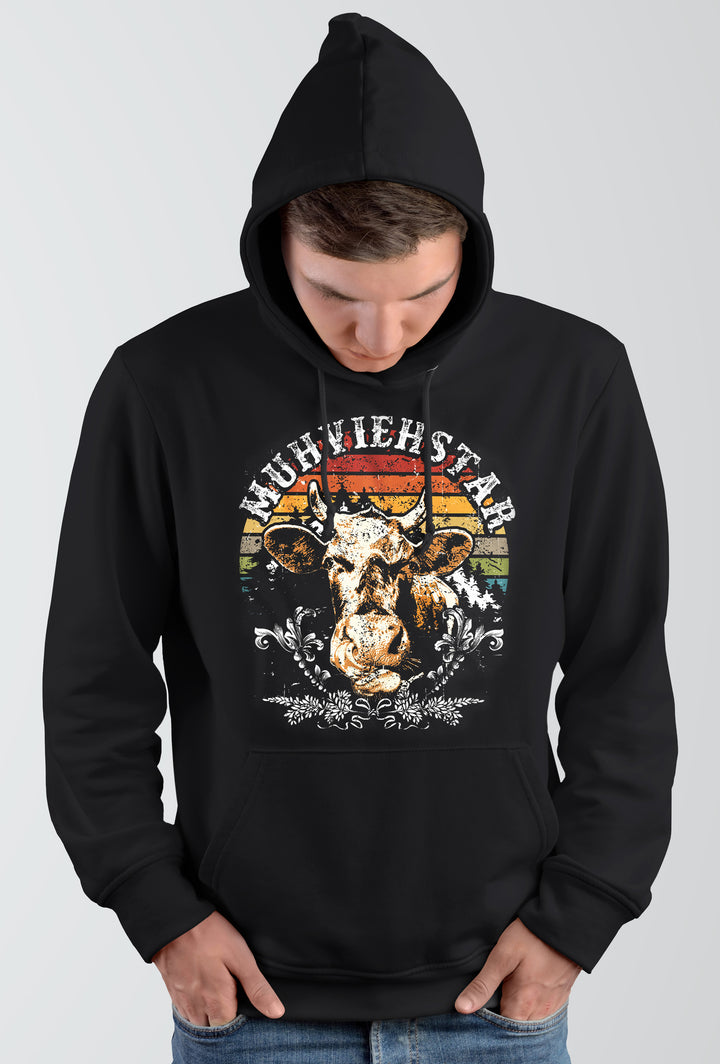 Muhviehstar Kapuzenpullover | Landwirt Traktor Bauer