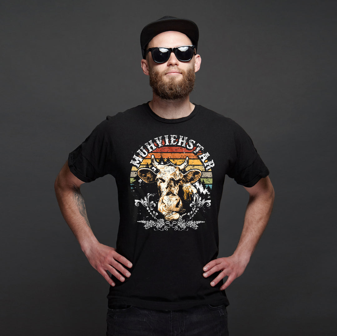 Muhviehstar T-Shirt | Landwirt Traktor Bauer