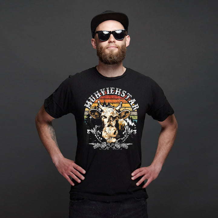 Muhviehstar T-Shirt | Landwirt Traktor Bauer