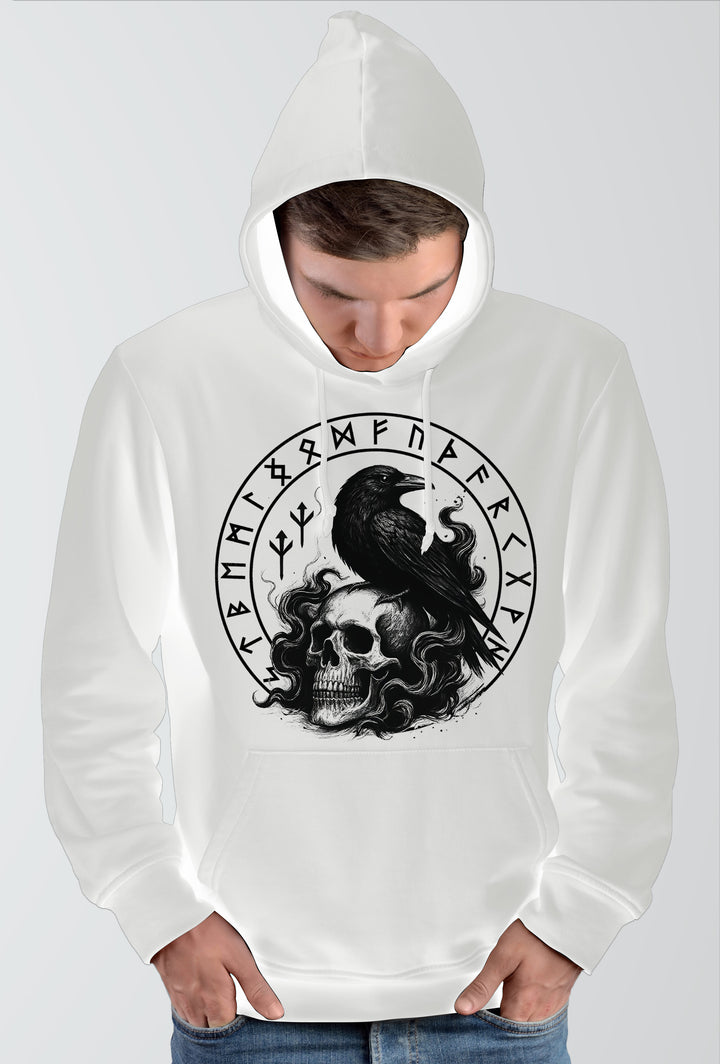 Munin Kapuzenpullover | Wikinger Rabe Odin Runen Nordische Mythologie