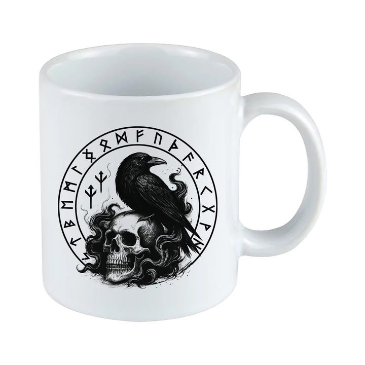 Munin Tasse | Wikinger Kaffeetasse Berseker Vikings Kaffeebecher Odin Walhalla