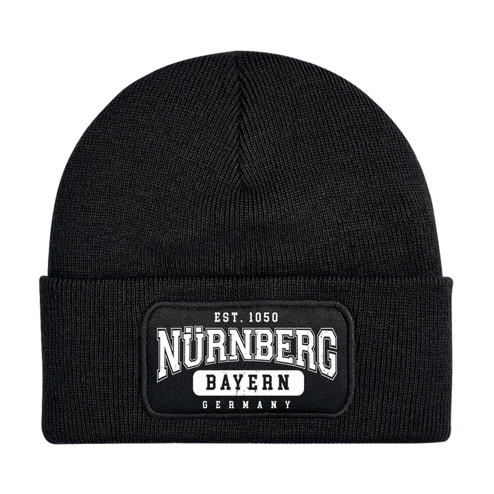 College City Nürnberg Mütze | Franken Wintermütze | Patch Beanie