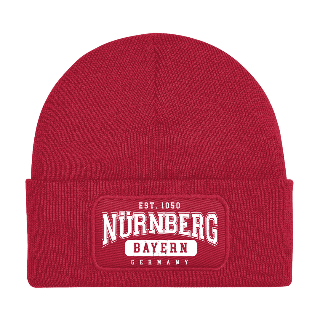 College City Nürnberg Mütze | Franken Wintermütze | Patch Beanie