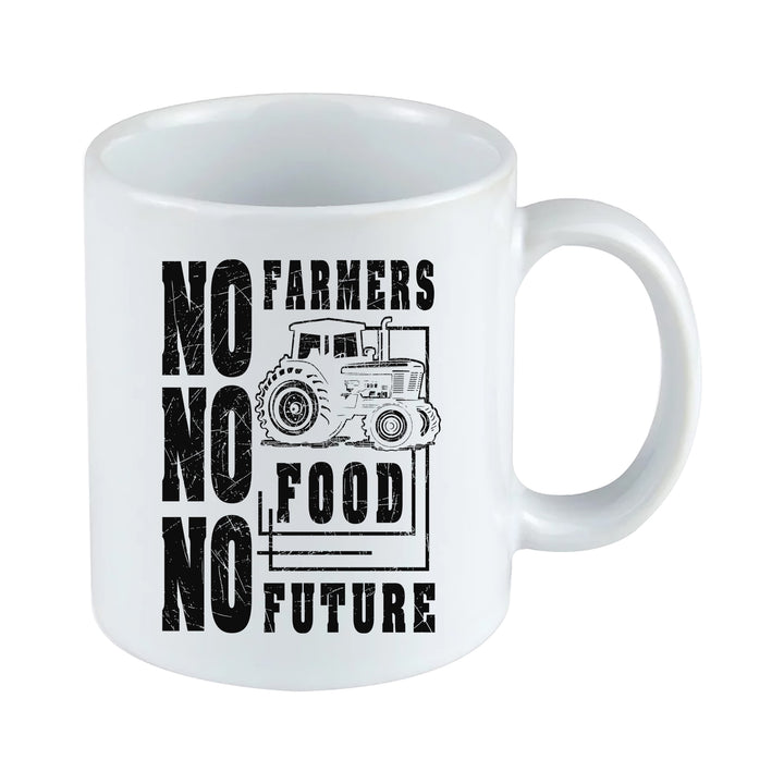 No Farmers No Future Tasse | Kaffeetasse Landwirtschaft Bauer Landwirt Traktor Kaffeebecher