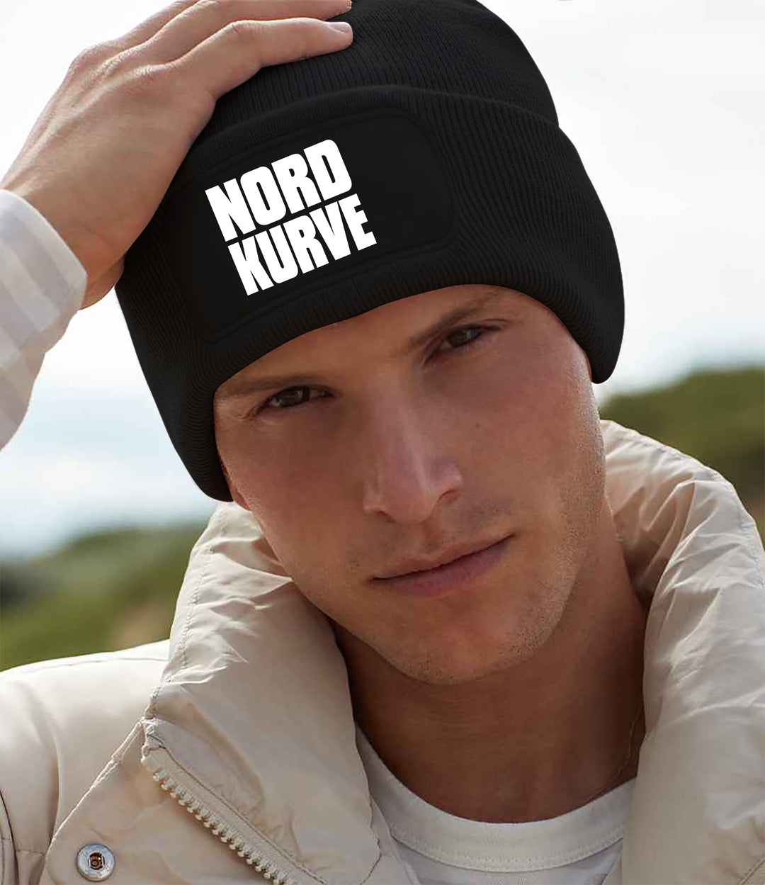Nordkurve Mütze | Fussball Ultras Stadion | Patch Beanie