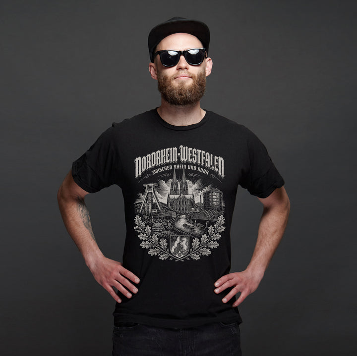 Historica Nordrhein-Westfalen T-Shirt | NRW Rhein Ruhrgebiet Heimat