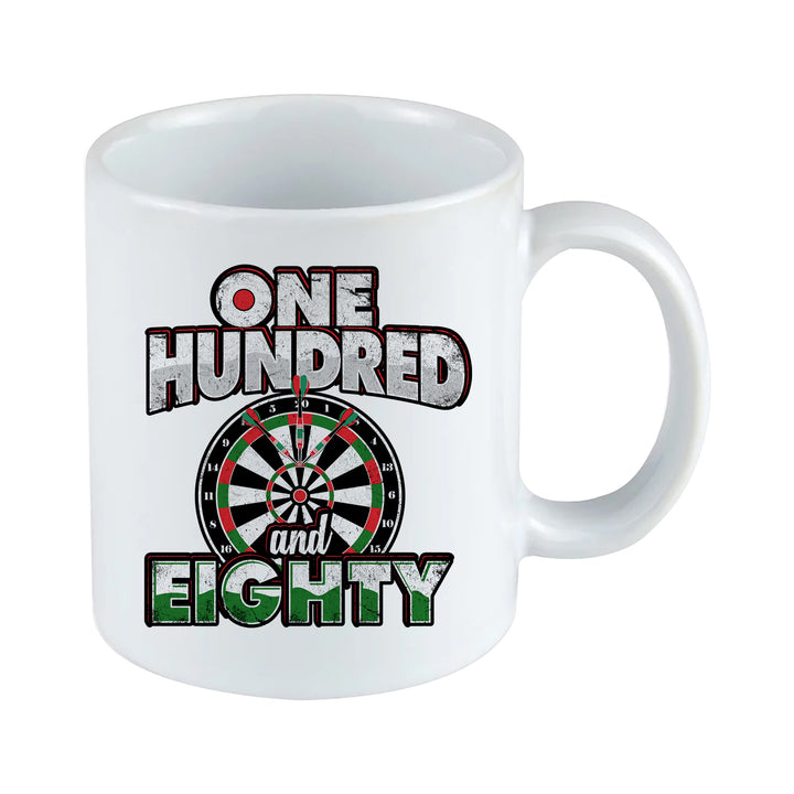 One Hundred and Eighty Tasse | 180 Dart Kaffeebecher Kaffeetasse Dartscheibe Dartspieler