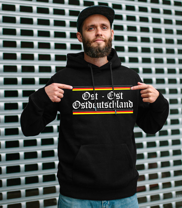 Ost – Ost Ostdeutschland Kapuzenpullover | DDR Heimat Oldschool