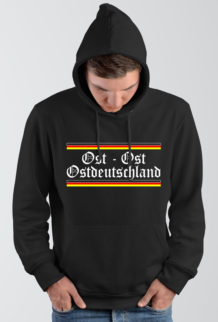 Ost – Ost Ostdeutschland Kapuzenpullover | DDR Heimat Oldschool