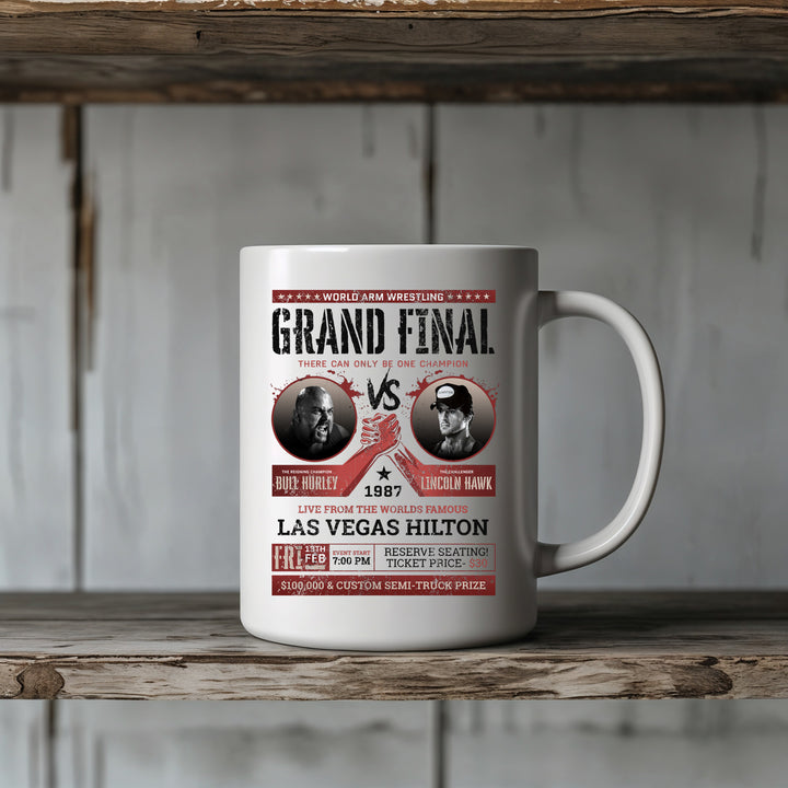 Over the Top Tasse | 80er Kaffeebecher Sly Kaffeetasse Armdrücken Film | M3