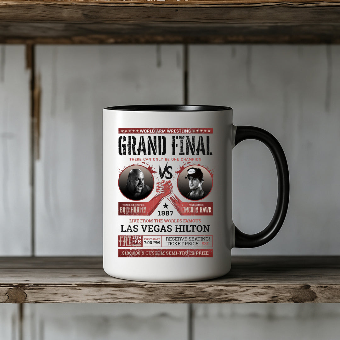 Over the Top Tasse | 80er Kaffeebecher Sly Kaffeetasse Armdrücken Film | M3