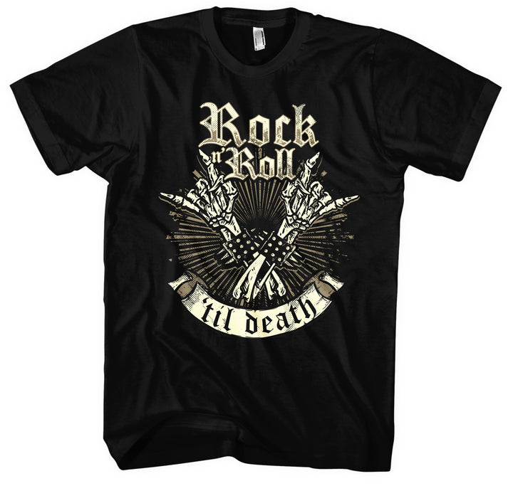 Rock ’n’ Roll T-Shirt | Musik Totenkopf Skull | M2