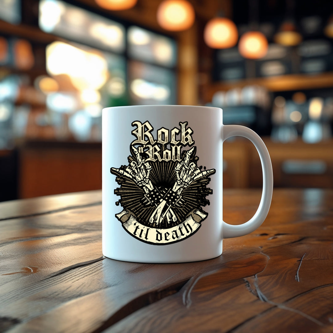 Rock'n Roll Tasse | Rock Musik Kaffeetasse Kaffeebecher Festival Metal Musiker | M2
