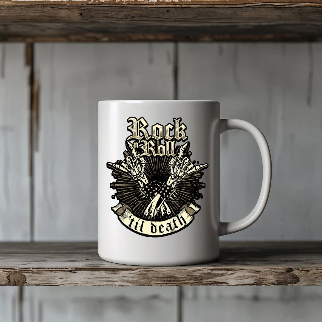 Rock'n Roll Tasse | Rock Musik Kaffeetasse Kaffeebecher Festival Metal Musiker | M2