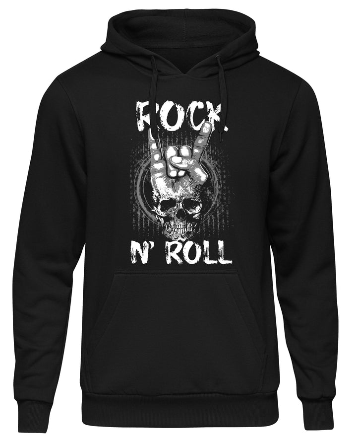 Rock ’n’ Roll Kapuzenpullover | Skull Totenkopf Rocker Musik | M4