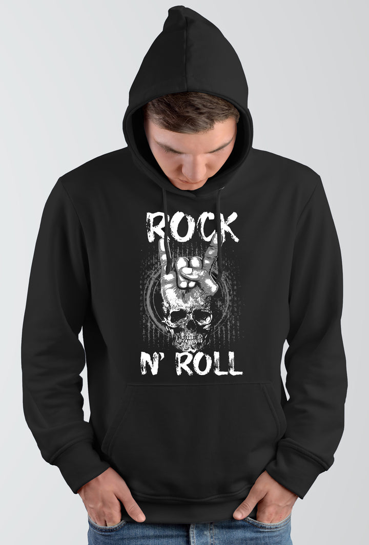 Rock ’n’ Roll Kapuzenpullover | Skull Totenkopf Rocker Musik | M4
