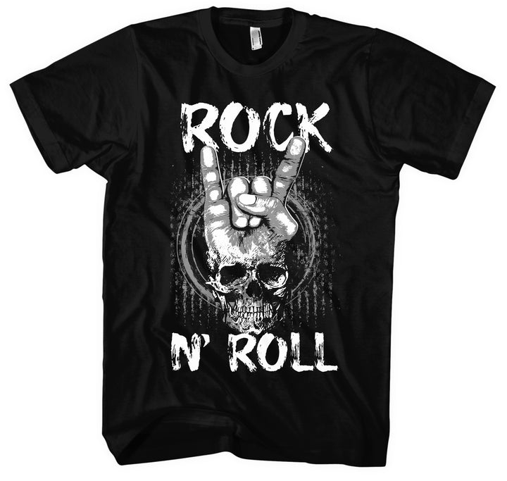 Rock ’n’ Roll T-Shirt | Musik Totenkopf Skull | M4
