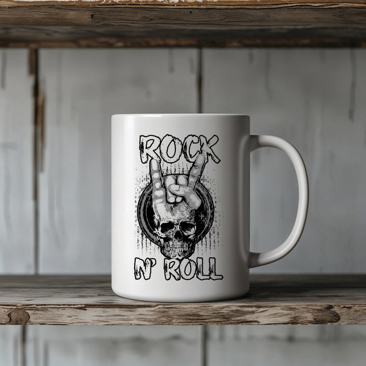 Rock'n Roll Tasse | Rock Musik Kaffeetasse Kaffeebecher Festival Metal Musiker | M4
