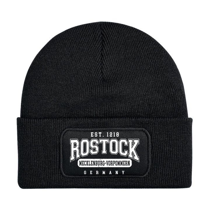 College City Rostock Mütze | Ostsee Wintermütze | Patch Beanie
