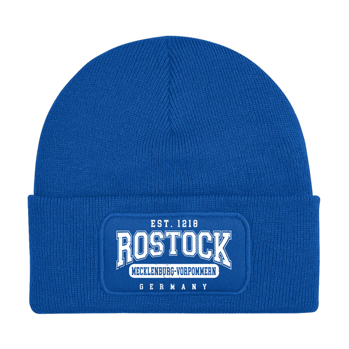 College City Rostock Mütze | Ostsee Wintermütze | Patch Beanie