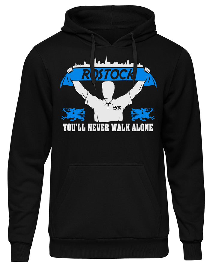 Rostock Support Kapuzenpullover | Skyline Fussball City Fanartikel