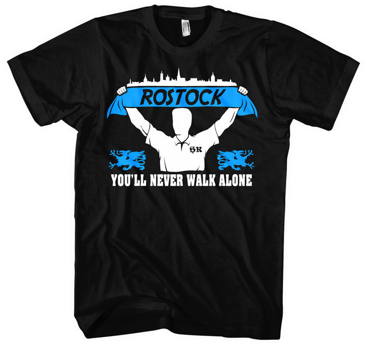 Rostock Support T-Shirt | Skyline Fussball City Fanartikel