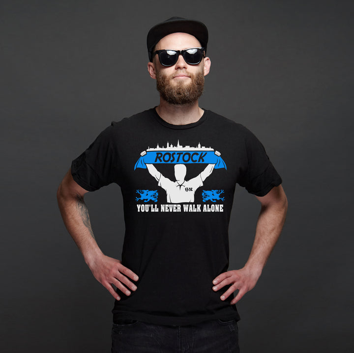 Rostock Support T-Shirt | Skyline Fussball City Fanartikel